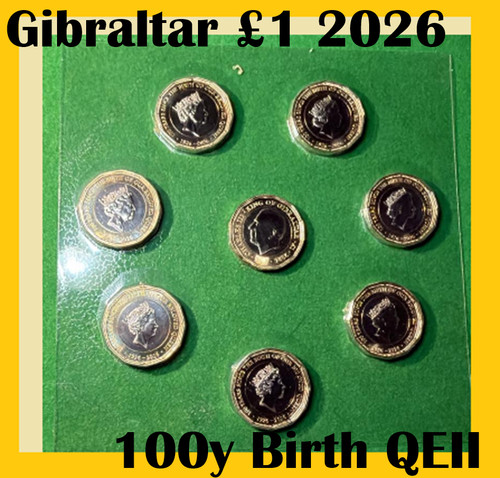 Moneta gibilterra sterlina - gibilterra,