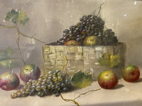 Natura morta frutta - natura, olio