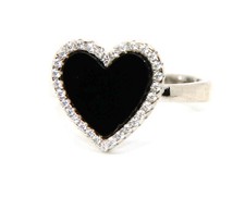 Anello argento 925 con cuore