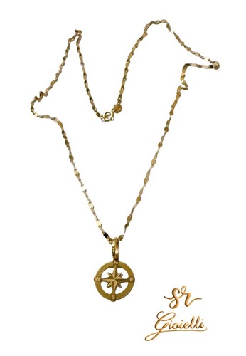 Collana oro giallo 45cm con - 45cm,