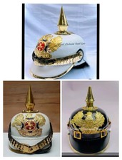 Set di 3 elmetti in ottone