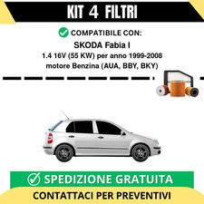 Kit 4 Filtri Tagliando per