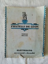 Fratelli De Leon - Elettrauto Accessori ricambi - Ed. De Leon - 1960 circa