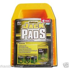 Jack Pads Supporti per Martinetti e Piedini Accessori Caravan Campeggio Camper