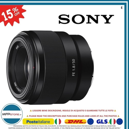 Sony obiettivo 50mm 8 - obiettivo, f/1.8