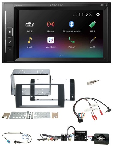 Pioneer dab mp3 2din bluetooth - pioneer,