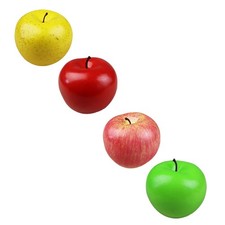 4 pezzi imitazione mele arredamento di frutta realistica