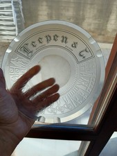 Raro grande portacenere vetro satinato"Teepen & C. Rastignano Bologna