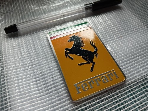 Ferrari emblem plate height - ferrari,