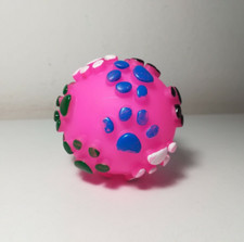 PALLINA PER ANIMALI CANE GATTO CHE FA RUMORE SUONO COLORE ROSA