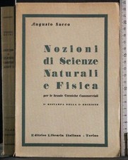 NOZIONI DI SCIENZE NATURALI E
