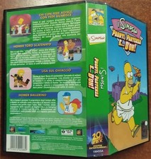 VHS I Simpson PRONTI PARTENZA E ... D'OH 20TH Century Fox del 2000 Cover Plastic