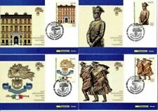 Statua bronzo poliziotto polizia Italia 2014 logo ordine legge uniformi armi maxicard