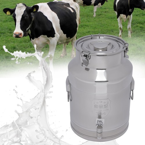 Barattolo latte acciaio inox - barattolo,