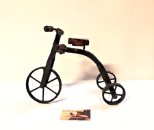 Miniature x Casa Bambole De Agostini Triciclo metallo alto cm 8