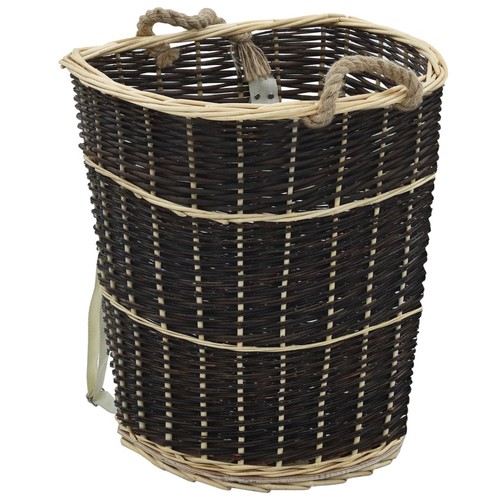 Vidaxl cesta per legna con - cesta,