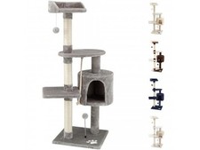 TIRAGRAFFI PER GATTI ALTO 112 CM PARCO GIOCO GIOCHI CUCCIA GATTO GRAFFIATOIO NEW