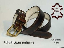 CINTURA UOMO IN PURO CUOIO