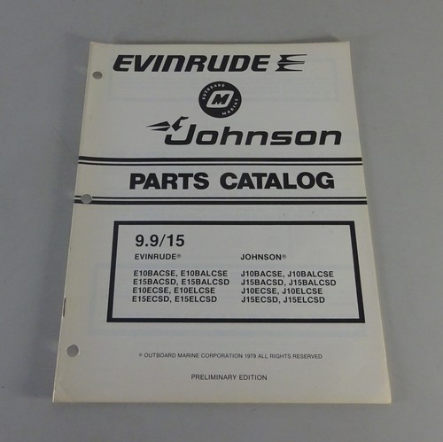 Catalogo parti evinrude - catalogo,