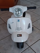 mini vespa elettric ride on nuovissima usata 20 minuti  imballata