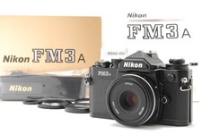【N.MINT in Box】 Nikon FM3A Nero + 45mm F2.8 P con Filtro,...
