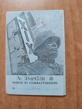 MODICA XIX-1942 Tessera iscrizione PARTITO NAZIONALE FASCISTA / P. N. F.