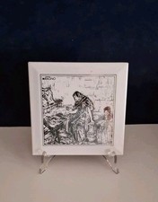 Piastrella Decorativa La Nascita Di Gesù Natale Ceramiche Ragno Vintage Raro