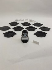 10 x disco display anello / supporto / supporto grigio cenere camoscio fatti a mano nel Regno Unito