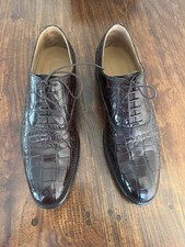 Scarpe in vera pelle di Coccodrillo Romano Martegani 7UK/41EU
