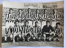 Juventus 1957-58 Sivori Boniperti Charles Mattrel fotografia con firme autografe
