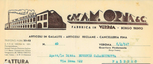 Fattura int cav orna - cav., a.