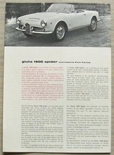 ALFA ROMEO GIULIA 1600 SPIDER
