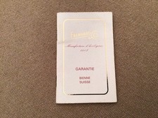 Libretto Garanzia In Bianco