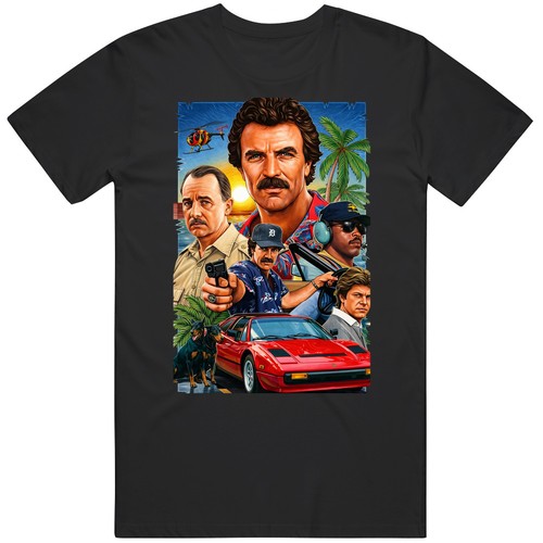 Shirt retrò magnum - retrò, tv