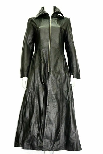 Cappotto lungo donna - pelle, di