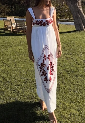 Maxi abito estivo zara bianco - maxi,