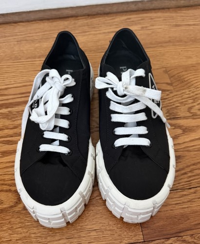 Prada sneaker platform nero - prada,