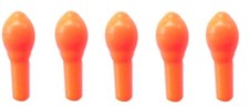 Kit 5 Antenne Corte a Bulbo per Galleggiante Pesca Porta Starlight Piccolo 3mm