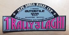 65217 174/tt ADESIVO 1° RALLY DEI 3 LAGHI Alpe Adria Rally Cup 16/17 Luglio 1983