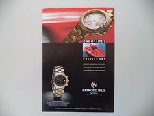 advertising Pubblicità 1992 RAYMOND WEIL AMADEUS 200