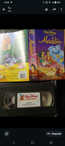 Vhs disney aladdin - vhs, ottobre