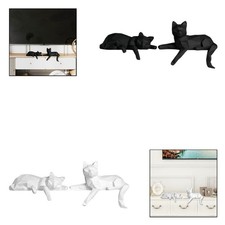 2 statuette di gatti in