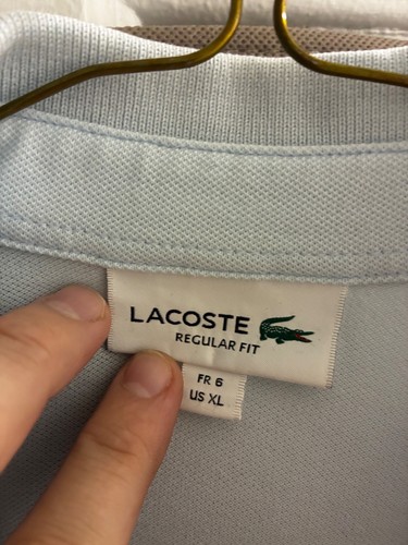 Polo lacoste uomo piqué - xl,