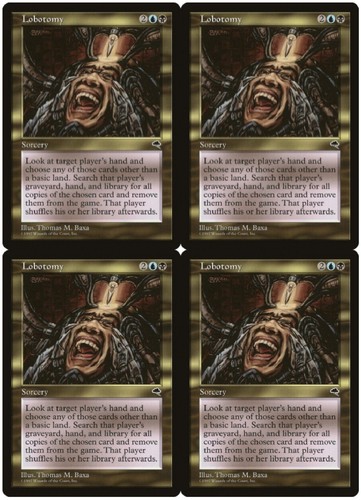 Mtg lobotomy tempest - mtg, x4