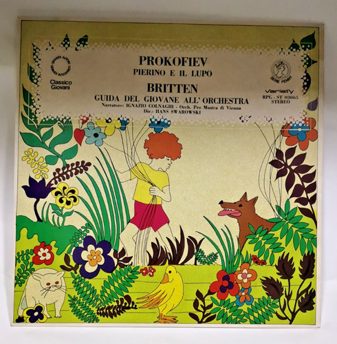 Vinile prokofiev pierino e - pierino,