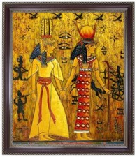 Quadro olio, pittura egizia