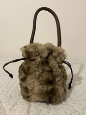 Borsa Donna 100% Pelle Made In Italy - Woman Bag 100% Leather & Fur Winter 2022
