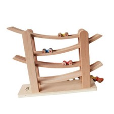 Pista per Auto in Legno Rampa
