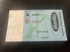 Roma-Cesena biglietto/ticket