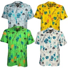 Uomo Camicia Hawaiano Stampa